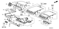 Honda New 2003-2007 Fits Honda Accord Outlet Assy., L. Side *NH167L* (GRAPHITE BLACK), Part # 77630-SDA-A01ZA