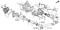 Honda New 2001-2005 Fits Honda Civic Pipe B, Connecting, Part # 19504-PMS-A00