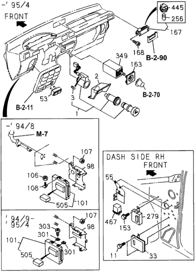 Honda New 1995 Fits Honda Passport Bracket, L. Elec Control Unit, Part # 89711-02110