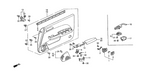 New 1991-2001 Fits Honda Accord Light Assy., Courtesy *NH167L* (Daiichi) (GRAPHITE BLACK), Part # 34255-SM4-961ZG