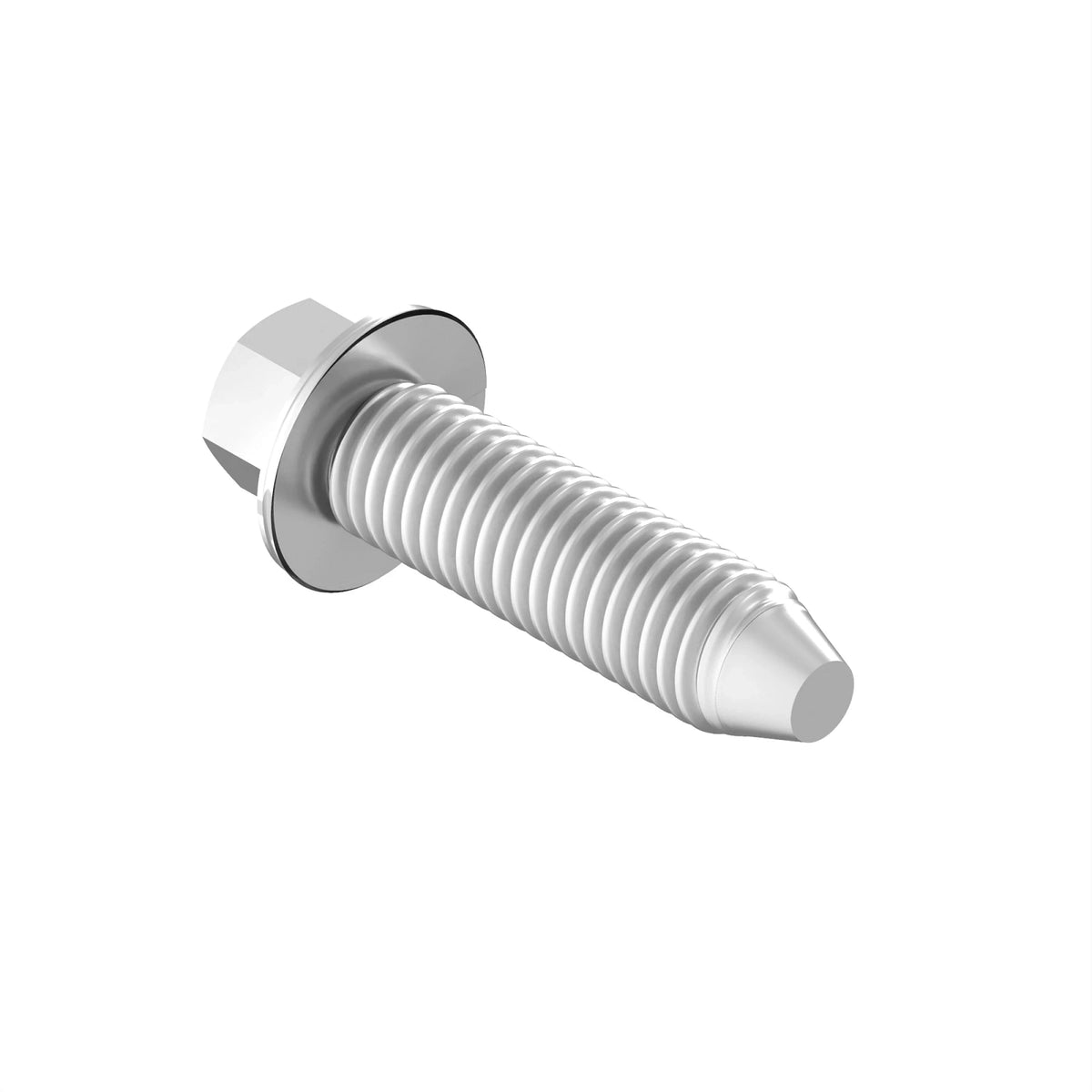 37M7096: 37M7096: Hexagonal Flanged Head Self-Tapping Screw, M8 X 35