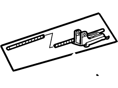 Ford New 1999-2005 Fits Ford / Lincoln / Mercury Explorer / Explorer Sport / Explorer Sport Trac Guide - Sliding Roof Base No. 502l08, Part # XL2Z78502L08AA