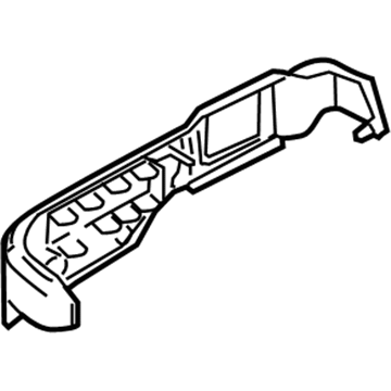 Ford New 2005-2009 Fits Ford / Mercury Five Hundred / Freestyle / Taurus Shield Assy Position Passenger Side, Part # 5F9Z7462186BAC
