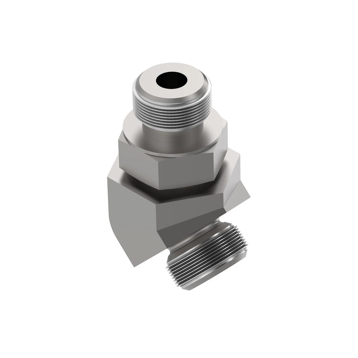 38H1046: 38H1046: 45 Degree Straight Thread Elbow Fitting