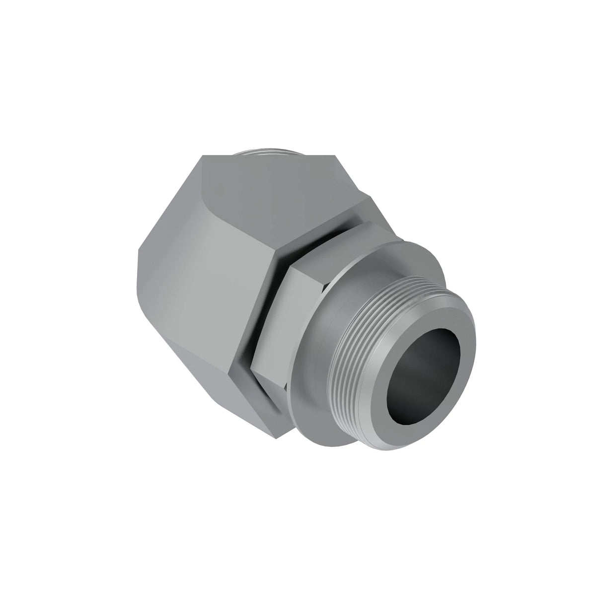 38H1050: Fits John Deere 38H1050 45 Degree Straight Thread Elbow Fitting – Genuine OEM