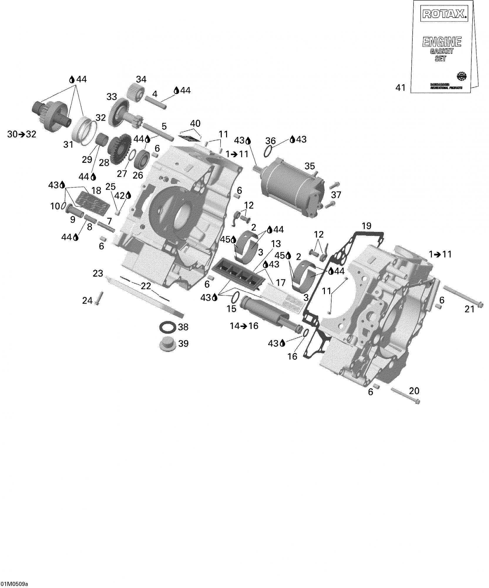 Fits 2003-2006 Ski-Doo Expedition 4-TEC / Expedition V-1000 Models Oil Nozzle Ass’y, OEM Part # 420956820