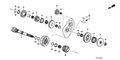 Honda New 1986-1995 Fits Honda Accord Washer, Spline (35X52X3.10), Part # 90413-PF4-000