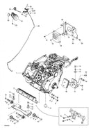 Fits 2003-2005 Ski-Doo Legend V-1000 Front Engine Mount, OEM Part # 512059422