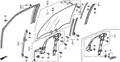 Honda New 1994-1997 Fits Honda Accord Channel, Driver Side Door Run, Part # 72275-SV2-013