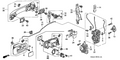 New 2002-2006 Fits Honda Civic Protector, R. FR. Door Lock, Part # 72117-S6A-Q01