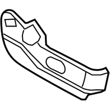 Ford New 2007-2010 Fits Ford / Lincoln Edge / MKX Shield Assy Position Passenger Side, Part # 7T4Z7862186BB
