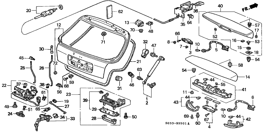 Honda New 1996-2000 Fits Honda Civic Wire, Part # 34273-S00-A01