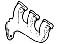 Ford New 1988-1991 Fits Ford E-250 / E-350/E-350 Super Duty / F-250 Exhaust Manifold Assembly, Part # F4TZ9430A