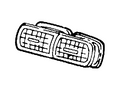 Ford New 2000-2007 Fits Ford / Mercury Taurus / Sable Louvre Assy - Vent Air Base No. 19893, Part # YF1Z19893AAQ