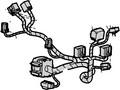 Ford New 2003-2005 Fits Lincoln Aviator Wire Assy Base No. 14a318, Part # 3C5Z14A318AA