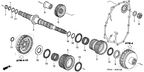 New 2002-2006 Fits Honda CR-V Gear, Secondary Shaft Idle, Part # 23521-PRH-000
