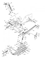 Fits 1998-2005 Ski-Doo Formula Deluxe 500/600/700 / Formula Deluxe 600/700 Models RH Shock Bracket, OEM Part # 518317518