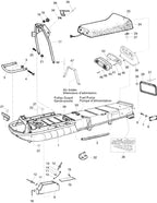 Fits 1996-2007 Ski-Doo Elan 247 / Summit Adrenaline 800R Models Phillips Head Screw M5 X 8, OEM Part # 208650841
