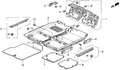 Honda New 1995-1996 Fits Honda Prelude Garnish, R. FR. Side *Y18L* (SILKY IVORY), Part # 84201-SS0-000ZD