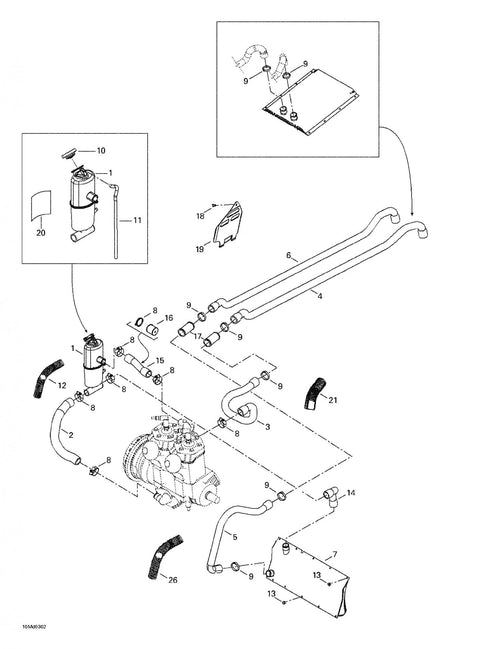Fits 2003-2005 Ski-Doo MX Z X 440 / MX Z X 440 Racing Choke, OEM Part # 509000197