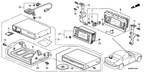 New 1996-1998 Fits Acura RL Switch Assembly, Front Foglight Chamois Gray No. 3 Navigation, Part # 35180-SZ3-Z11ZA