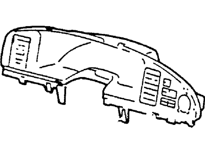 Ford New 2000-2002 Fits Lincoln Continental Panel Instrument, Part # YF3Z54044D70AAA
