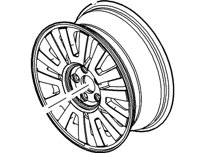 Ford New 2008-2009 Fits Ford / Mercury Taurus / Sable Wheel Assy Base No. 1007a, Part # 8A4Z1007A