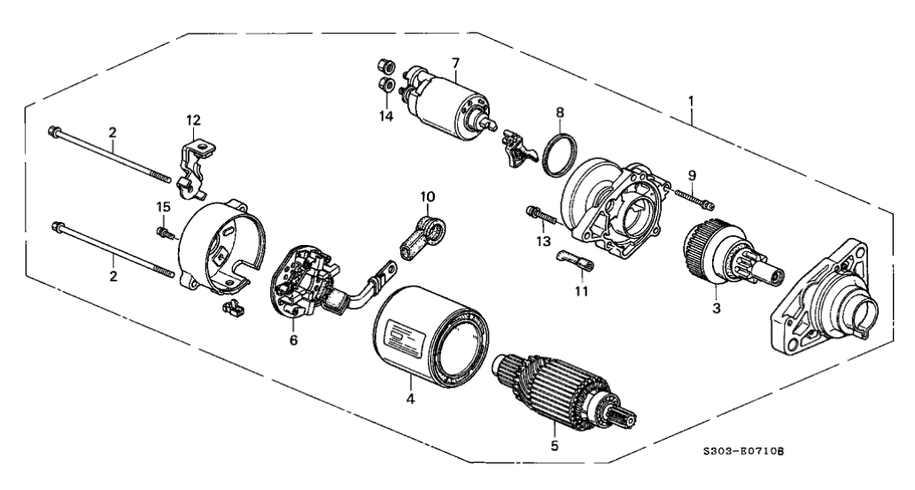 Honda New 1998-2004 Fits Honda Accord Armature Assembly, Part # 31207-P8A-A01