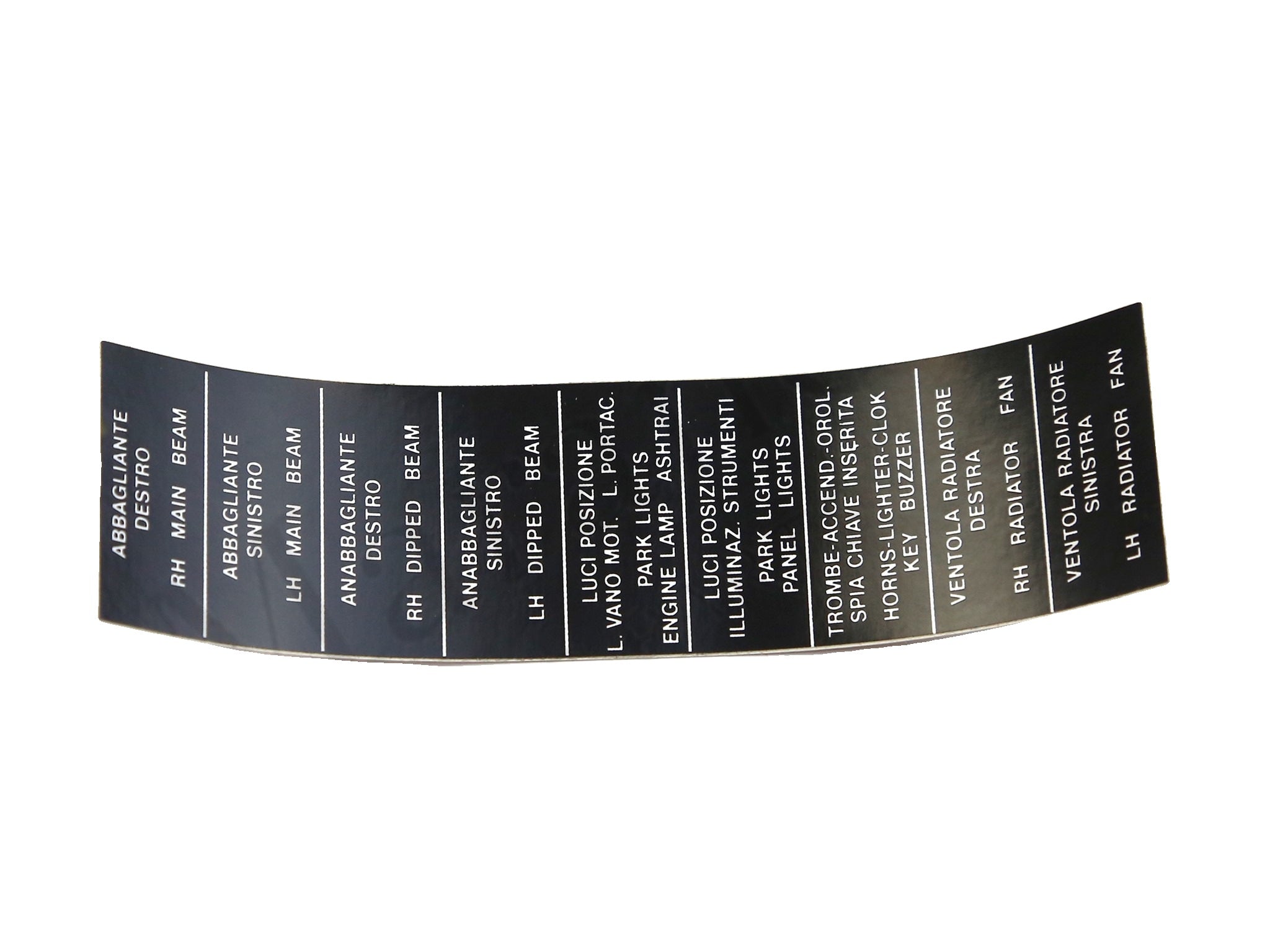 40188203 - RH Nameplate Fusebox Large Sticker