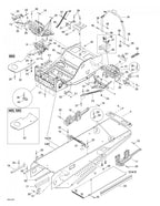Fits 2002-2005 Ski-Doo Grand Touring SE 800 SDI / Grand Touring V-1000 Models RH Slide Bracket, OEM Part # 518323315