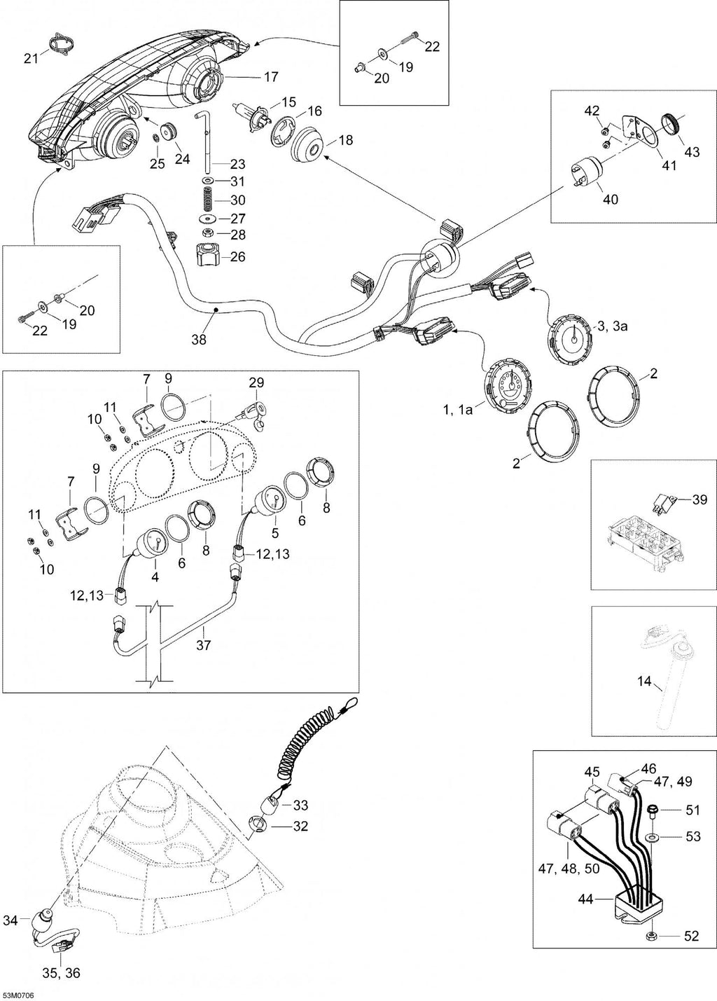 Fits 1996-2007 Ski-Doo Elite 1500 1st Edition / Expedition TUV 1300 (Europe) Models Washer, OEM Part # 517258600