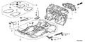 Honda New 2011-2013 Fits Honda Fit Mat Floor*NH835L*, Part # 83604-TK6-A02ZA