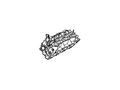 New 1998-2004 Fits Acura RL Engine Sub Assembly, Passenger Side Cylinder Head, Part # 10004-P5A-A00