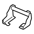Ford New 2005 Fits Ford / Mercury Explorer / Mountaineer Support - Rear Seat Cushion Position Driver Side, Part # 5L2Z78606A51AA