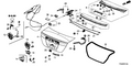 Honda New 2012 Fits Honda Civic Lid Comp,Trunk(DOT), Part # 68500-TR3-A80ZZ