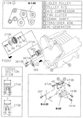 Honda New 1999 Fits Honda Passport Compressor Bracket, Part # 89718-44790