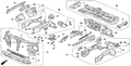 Honda New 1992-1996 Fits Honda Prelude Extension, L. FR. Wheelhouse Member (Upper), Part # 60714-SS0-300ZZ