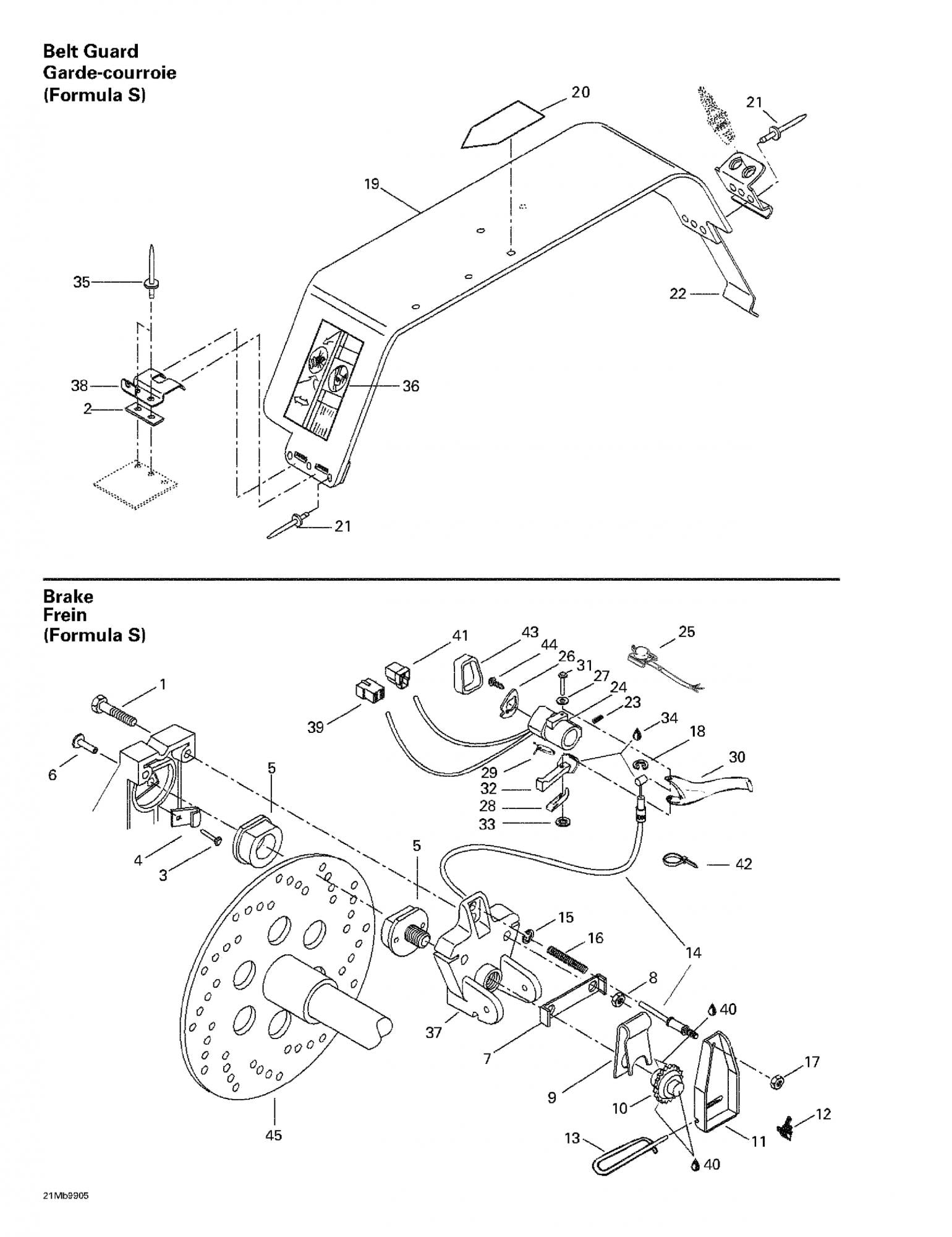 Fits 1996-2007 Ski-Doo Formula Deluxe 380 F / Formula Deluxe 380/500 Models Hair Pin, OEM Part # 507032306