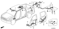 Honda New 2006-2008 Fits Honda Ridgeline Driver Door Wire Harness, Part # 32751-SJC-A20