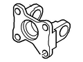 Ford New 2006-2010 Fits Ford / Mercury Explorer / Mountaineer Yoke - Driveshaft Coupling Flange Base No. 4866b, Part # 6L2Z4866AA