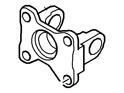 Ford New 2006-2010 Fits Ford / Mercury Explorer / Mountaineer Yoke - Driveshaft Coupling Flange Base No. 4866b, Part # 6L2Z4866AA