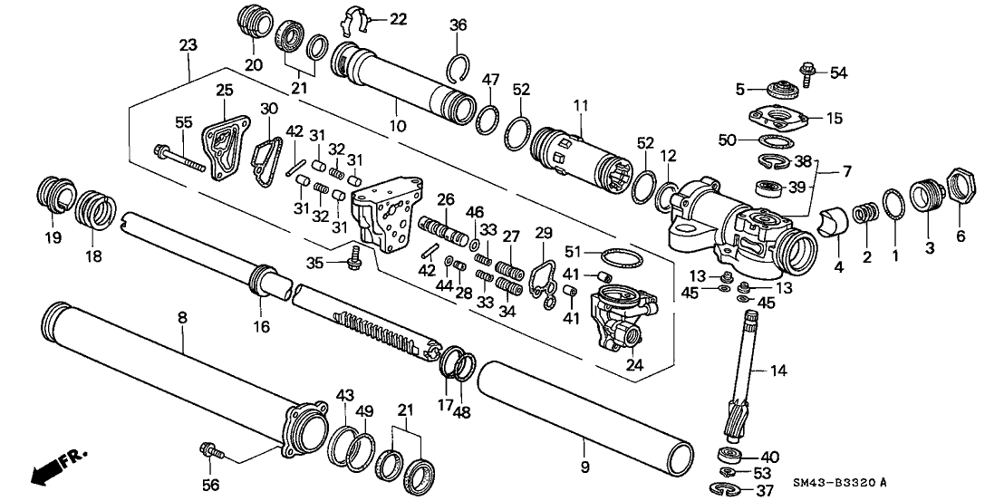 Honda New 1990-1993 Fits Honda Accord Spring, Cylinder, Part # 53630-SM4-000