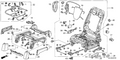Honda New 2009-2011 Fits Honda Ridgeline Cord, L. Power Seat (8Way), Part # 81711-SJC-L30