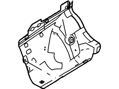 Ford New 2005-2007 Fits Ford / Mercury Five Hundred / Freestyle / Montego Apron Assy - Front Fender Base No. 16054a Position Passenger Side, Part # 5F9Z16054AA