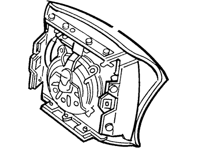 Ford New 1995 Fits Mercury Sable Module Assembly Driver Airbag, Part # F54Y54043B13A