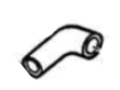 Ford New 1993-1998 Fits Mercury Villager Hose - Connecting Base No. 6a664, Part # F3XY6A664DA