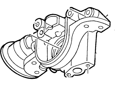 Ford New 1984-1994 Fits Ford / Lincoln Escort / Festiva / Mustang Oil Pump, Part # E63Z6600A