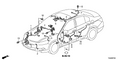Honda New 2012 Fits Honda Accord Audio Sub-Wire Harness (Include Sub-Feeder), Part # 32118-TA5-L00