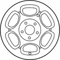 Ford New 1999-2000 Fits Lincoln Navigator Wheel Assembly, Part # XL7Z1007AA