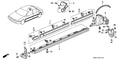 Honda New 1990-1993 Fits Honda Accord Right Side Sill Garnish Assembly, Part # 71800-SM4-000